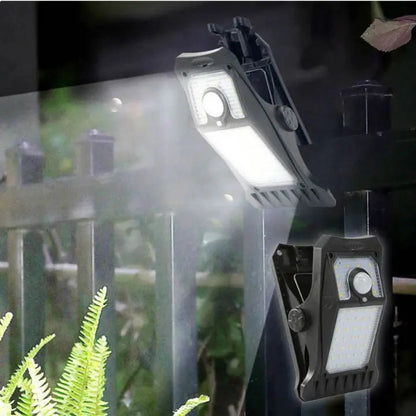 Bright Solar Powered Motion Lamp with Clip - Cofik