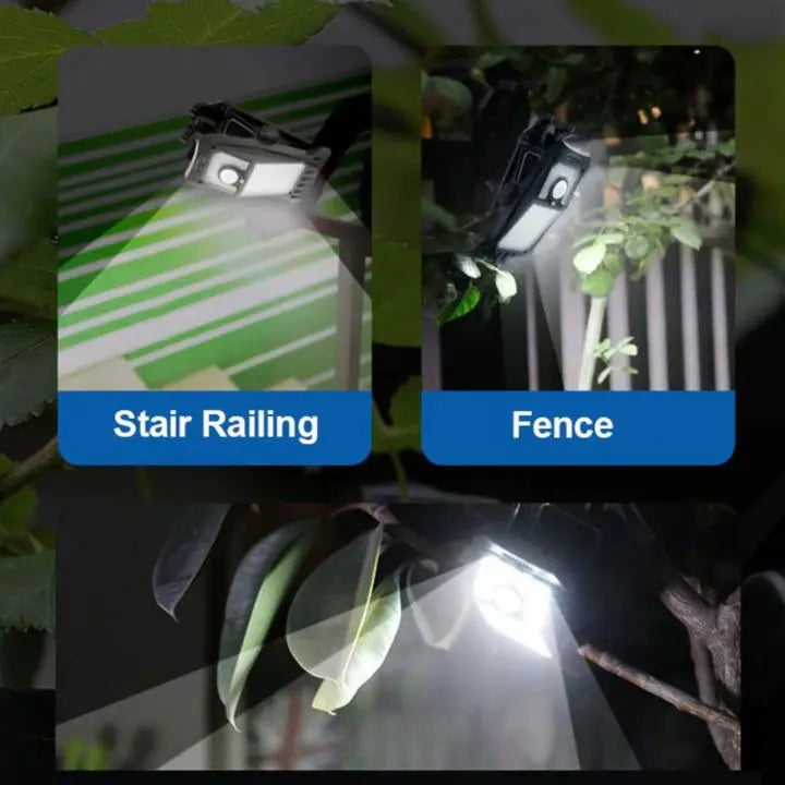 Bright Solar Powered Motion Lamp with Clip