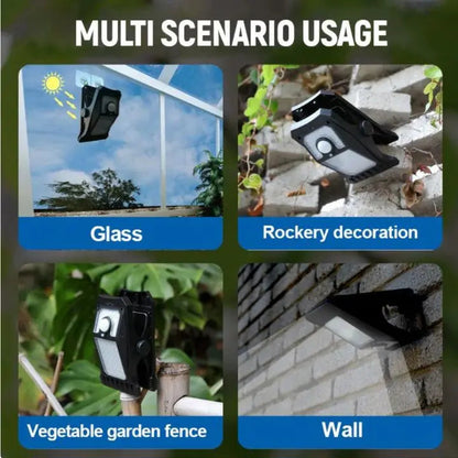 Bright Solar Powered Motion Lamp with Clip