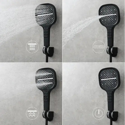 Luxury Spa Shower Head with High Pressure Massage Jets