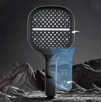 Luxury Spa Shower Head with High Pressure Massage Jets