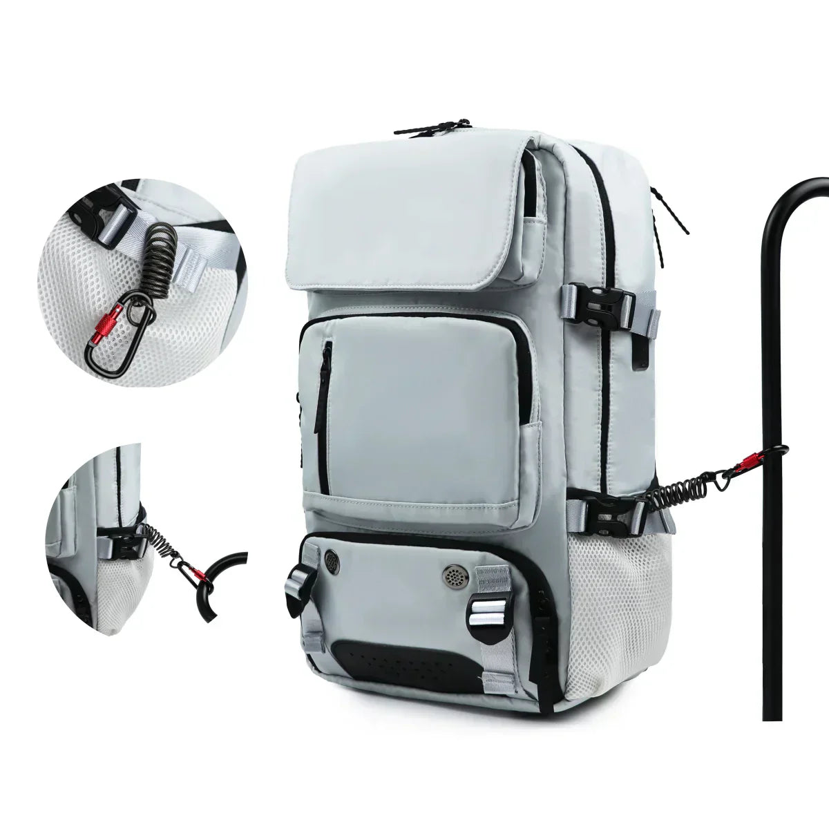Waterproof Hiking Backpack with USB Charger Pocket