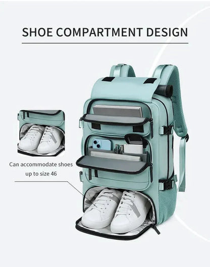 Waterproof Hiking Backpack with USB Charging Port
