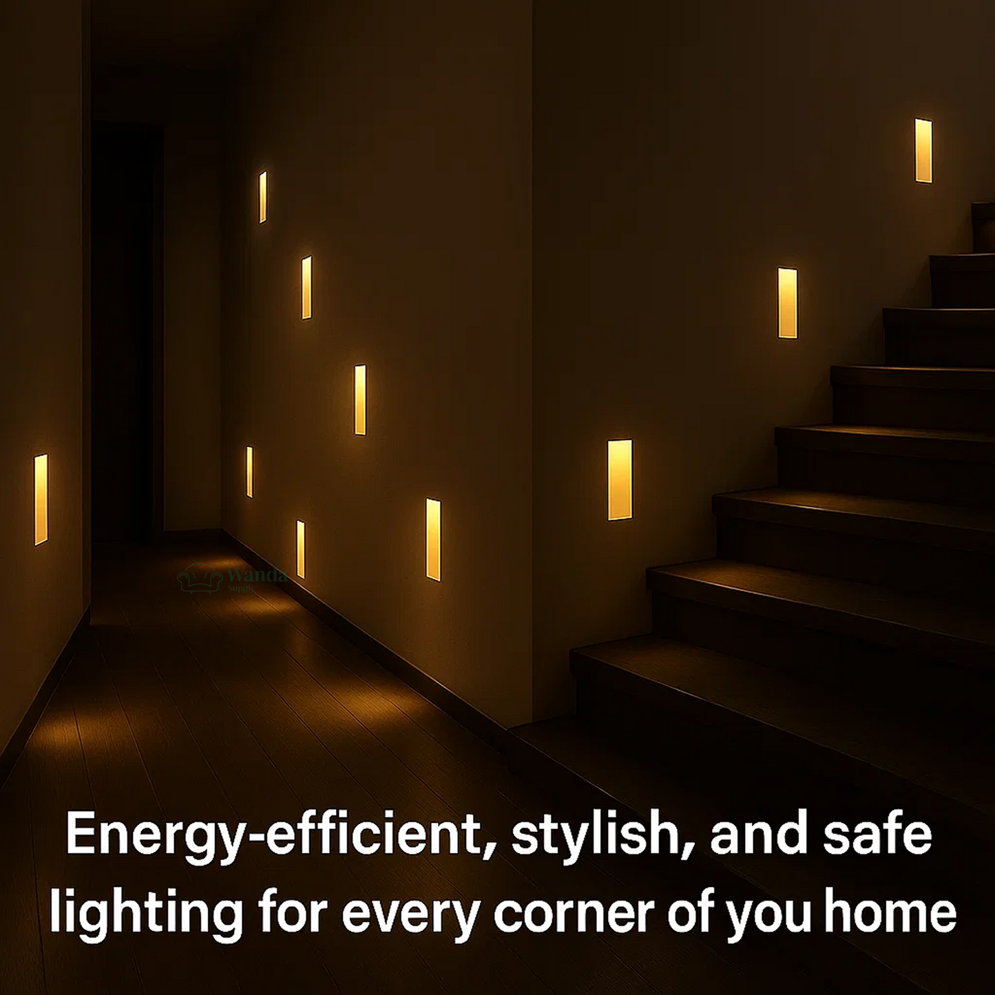 Automatic LED Wall Lamp with Motion Detector