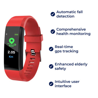 Easy Wear Senior Smart Watch with GPS Tracker