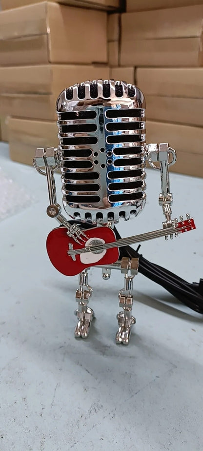Unique Desk Lamp with Guitar Decor