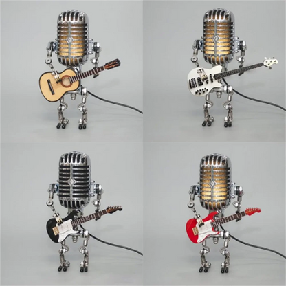 Metallic Robot Desk Lamp Industrial Style Light