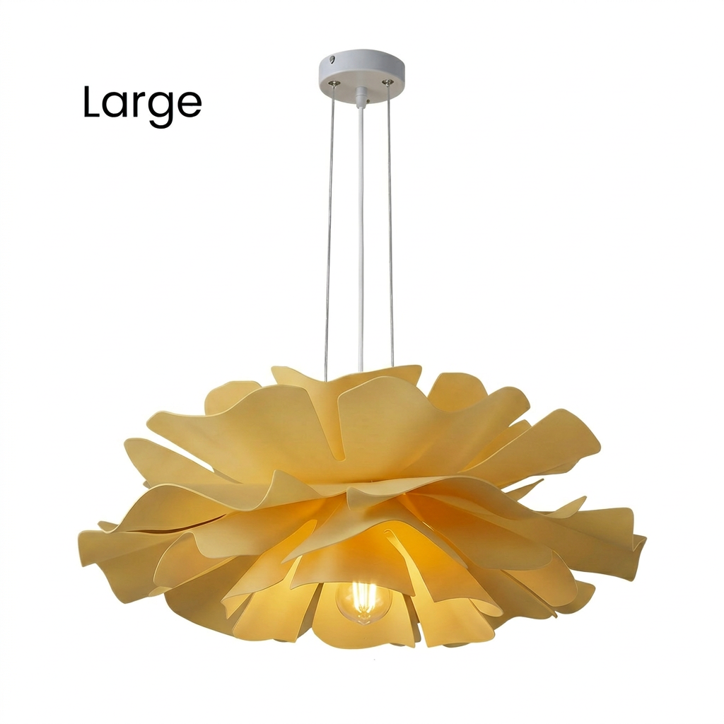 Elegant White Glass Pendant Lamp for Dining Room