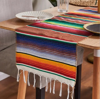Colorful Southwestern Pattern Throw Blanket