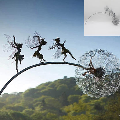 Whimsical Fairy Garden Statue Outdoor Decoration - Cofik