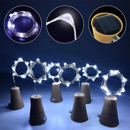 Outdoor Solar Fairy Bottle Lights