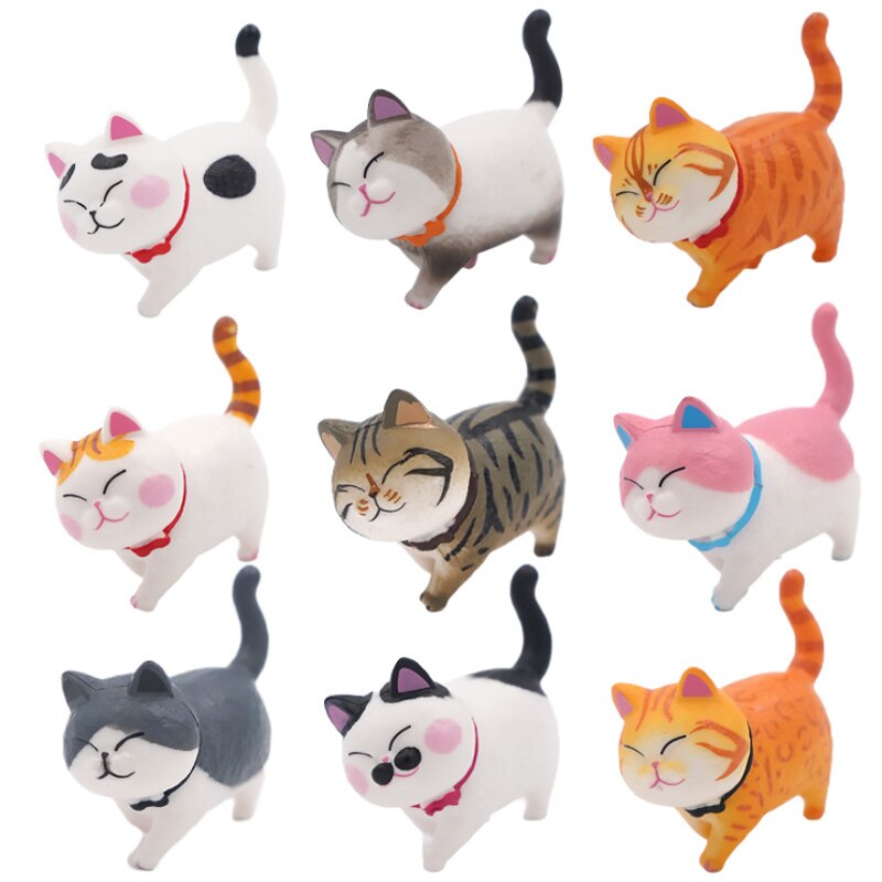 Fun Kitty Car Charm 9Pc Set