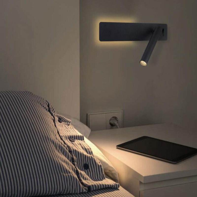 Flexible LED Bedroom Reading Wall Lamp
