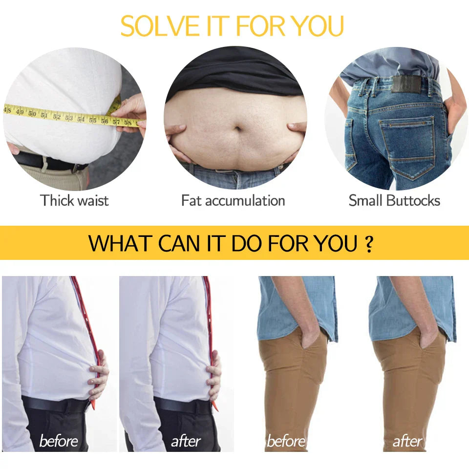 Slimming Men's High Waist Shapewear Briefs - Cofik