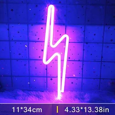 Colorful Led Neon Light Wall Decoration