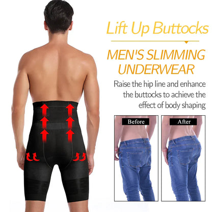 Slimming Men's High Waist Shapewear Briefs