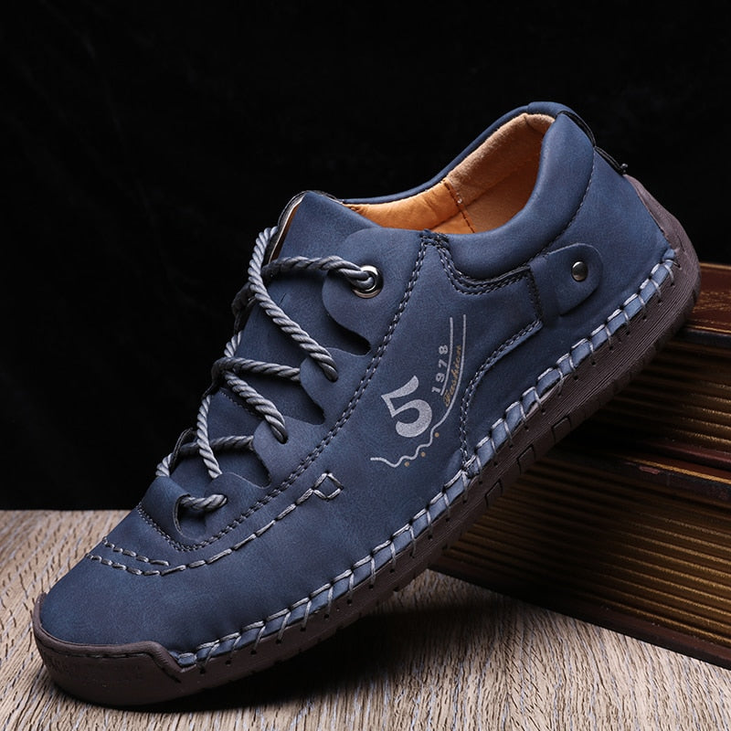 Comfortable Men's Leather Orthopedic Shoes