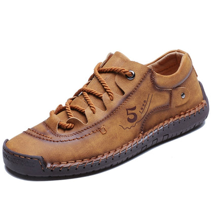 Comfortable Men's Leather Orthopedic Shoes