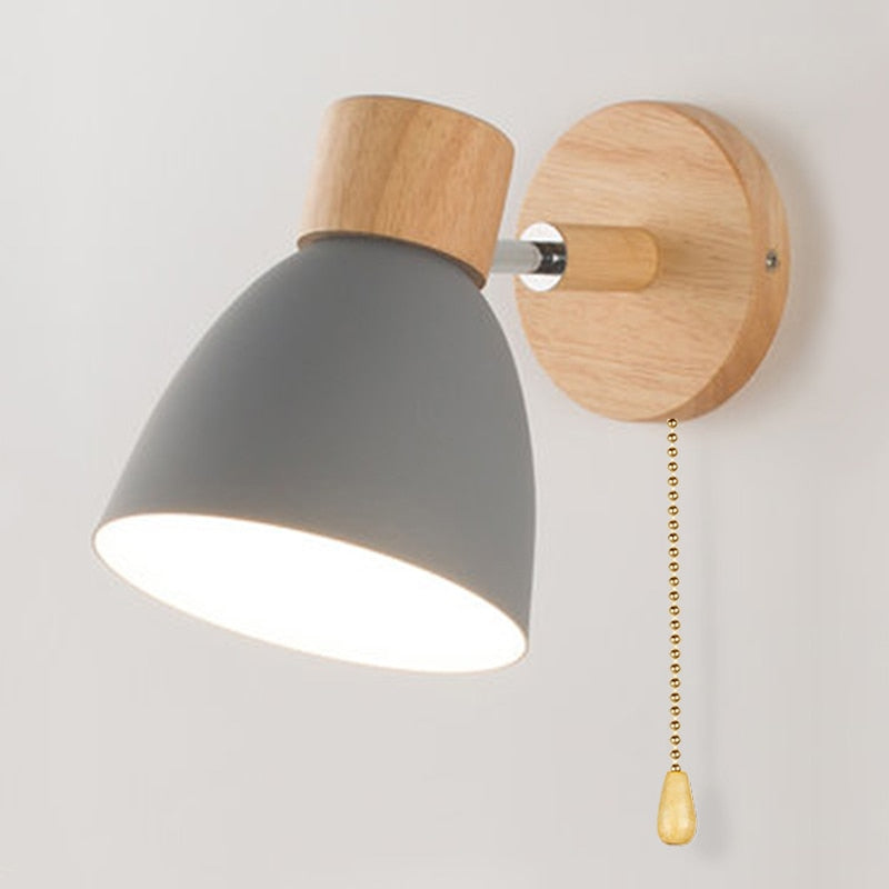 Natural Wood Wall Mounted Shelf