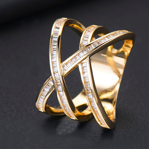 Elegant Gold Stacking Ring for Women