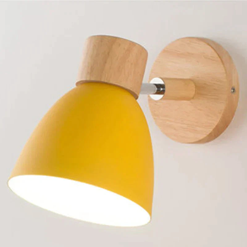 Rustic Wooden Wall Light