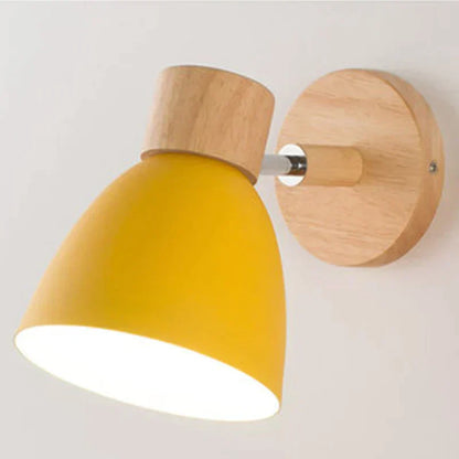 Rustic Wooden Wall Light