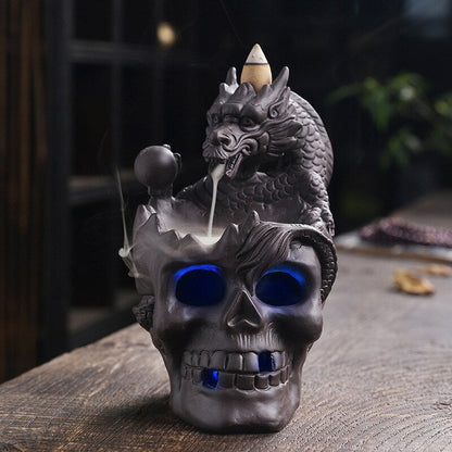 Dark Skull Electric Incense Holder - Cofik