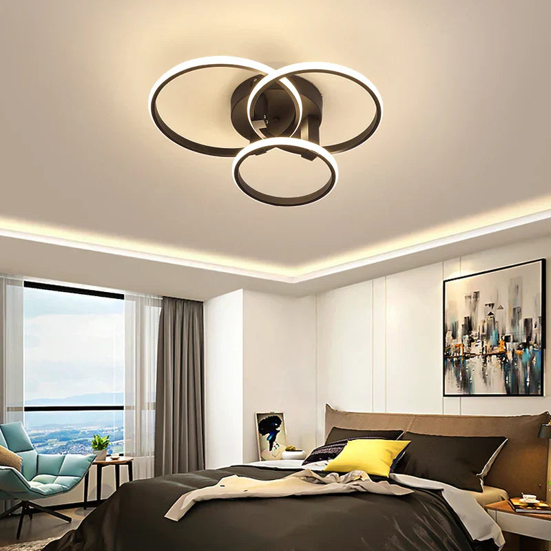 Smart LED Ceiling Lamp - Dimmable Remote Control