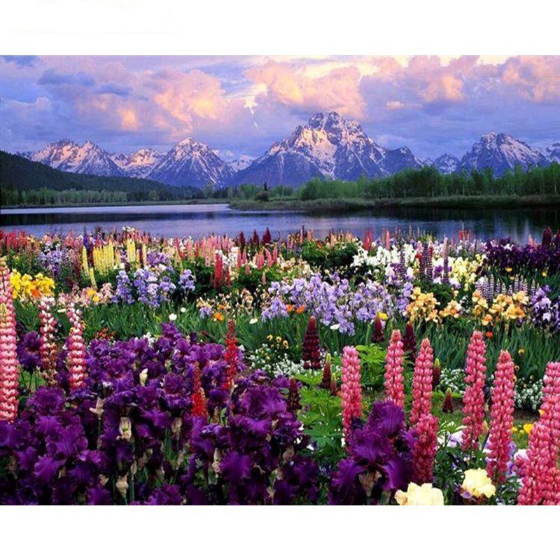 Colorful Flower Art Kit