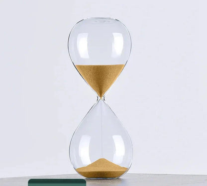 Elegant Hourglass Timer with 5/10/30/60 Minutes Marks