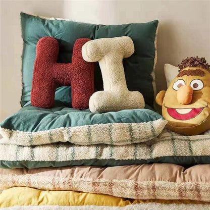 Cozy Alphabet Pillow for Kids and Bedrooms
