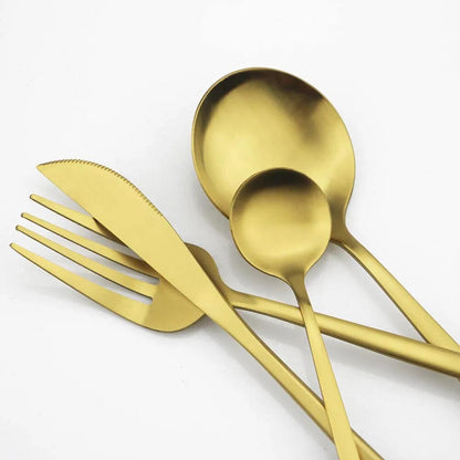 Premium Silverware Set for 6 People