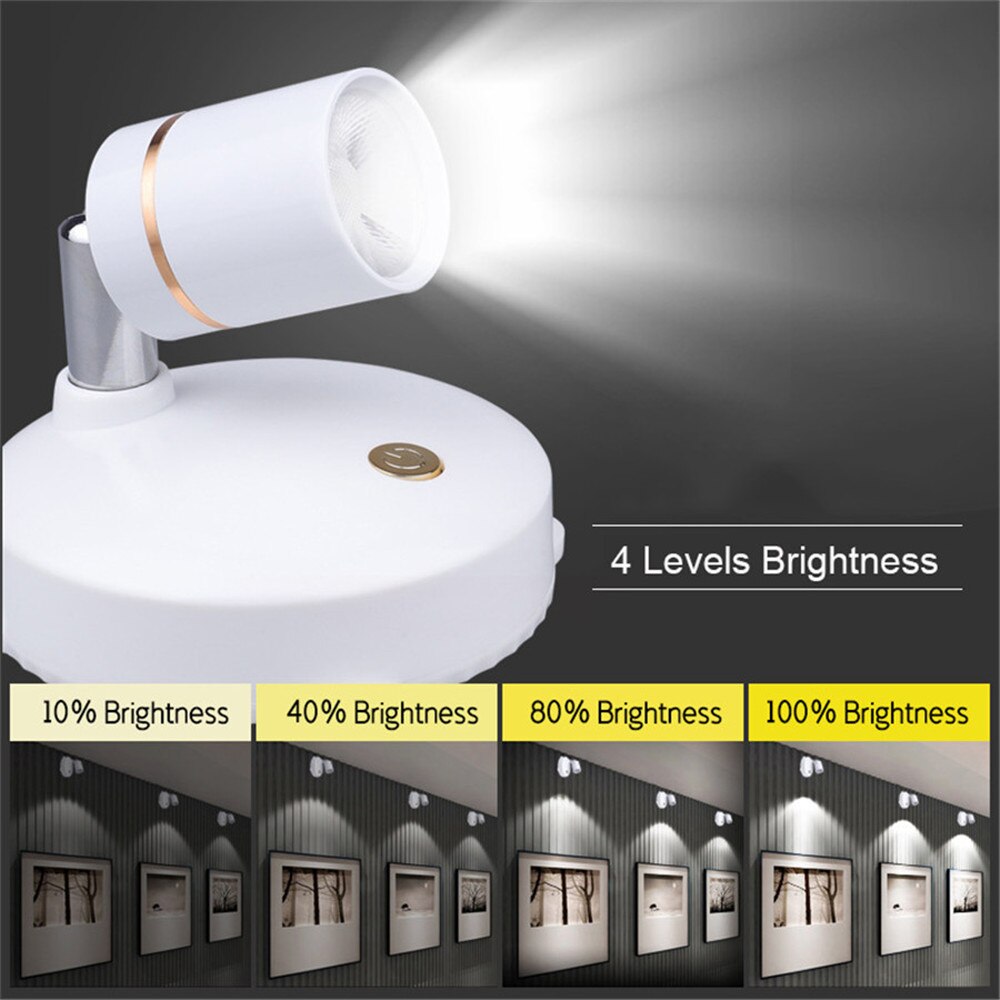 Bright Portable LED Spotlight with Remote