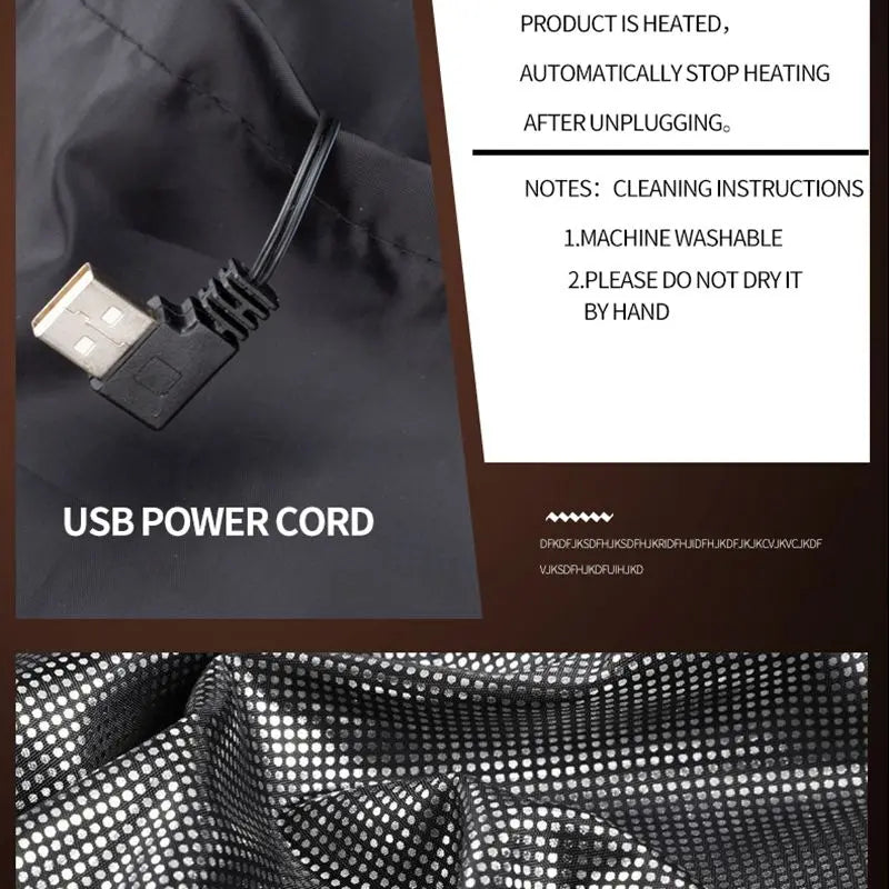 Warm USB Heating Jacket for Outdoor Sports