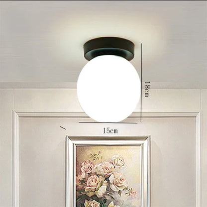 Simple Elegant Glass Pendant Light