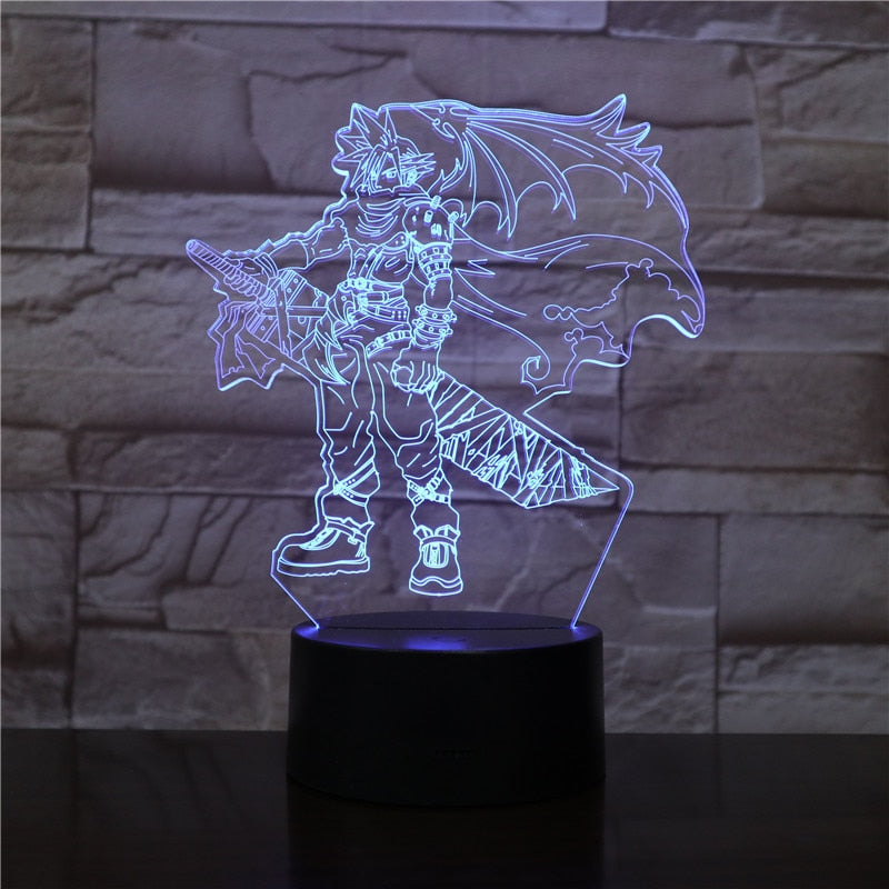 Cool 3D LED Lamp for Home Decor