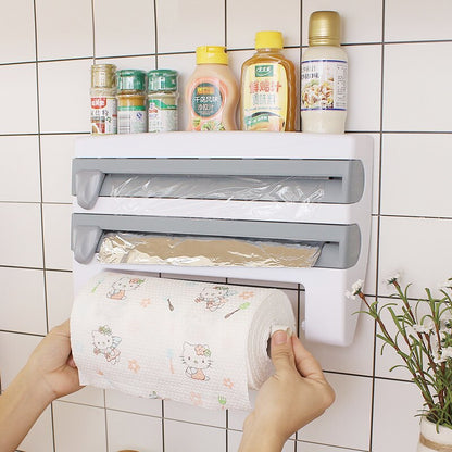 Space Saving Foil and Baking Paper Organizer Shelf