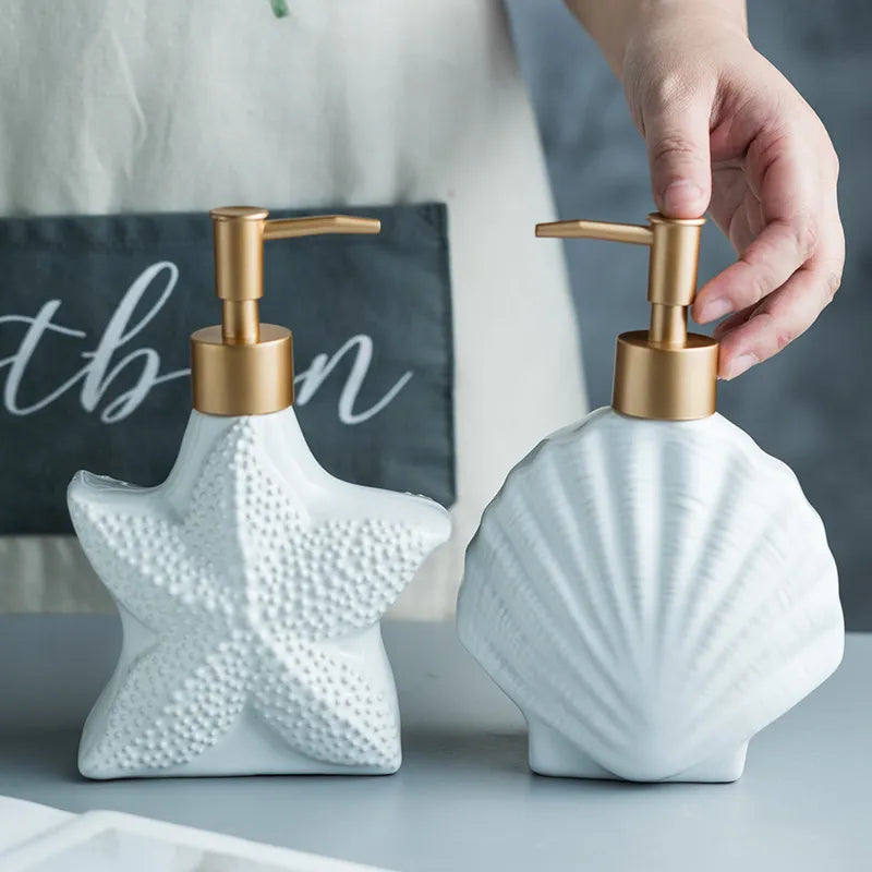 Ocean Inspired Bathroom Soap Dispenser