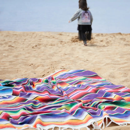 Colorful Southwestern Pattern Throw Blanket