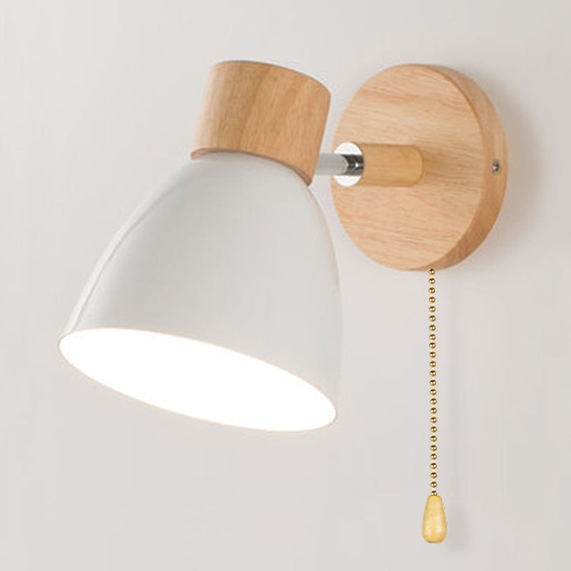 Natural Wood Wall Mounted Shelf