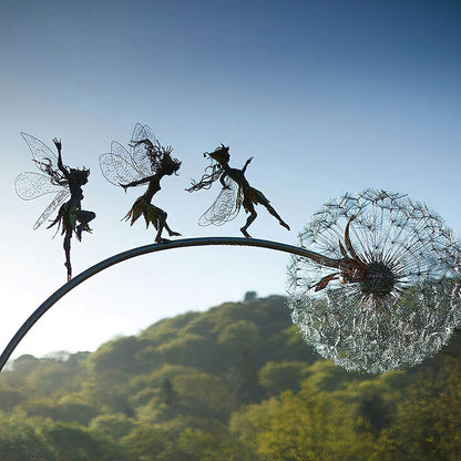 Whimsical Fairy Garden Statue Outdoor Decoration