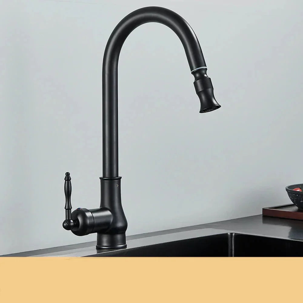 Classic Brass Kitchen Faucet - Cofik