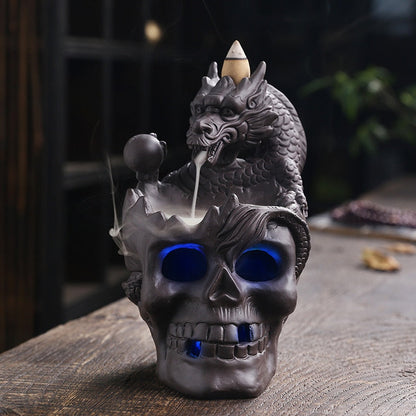 Dark Skull Electric Incense Holder