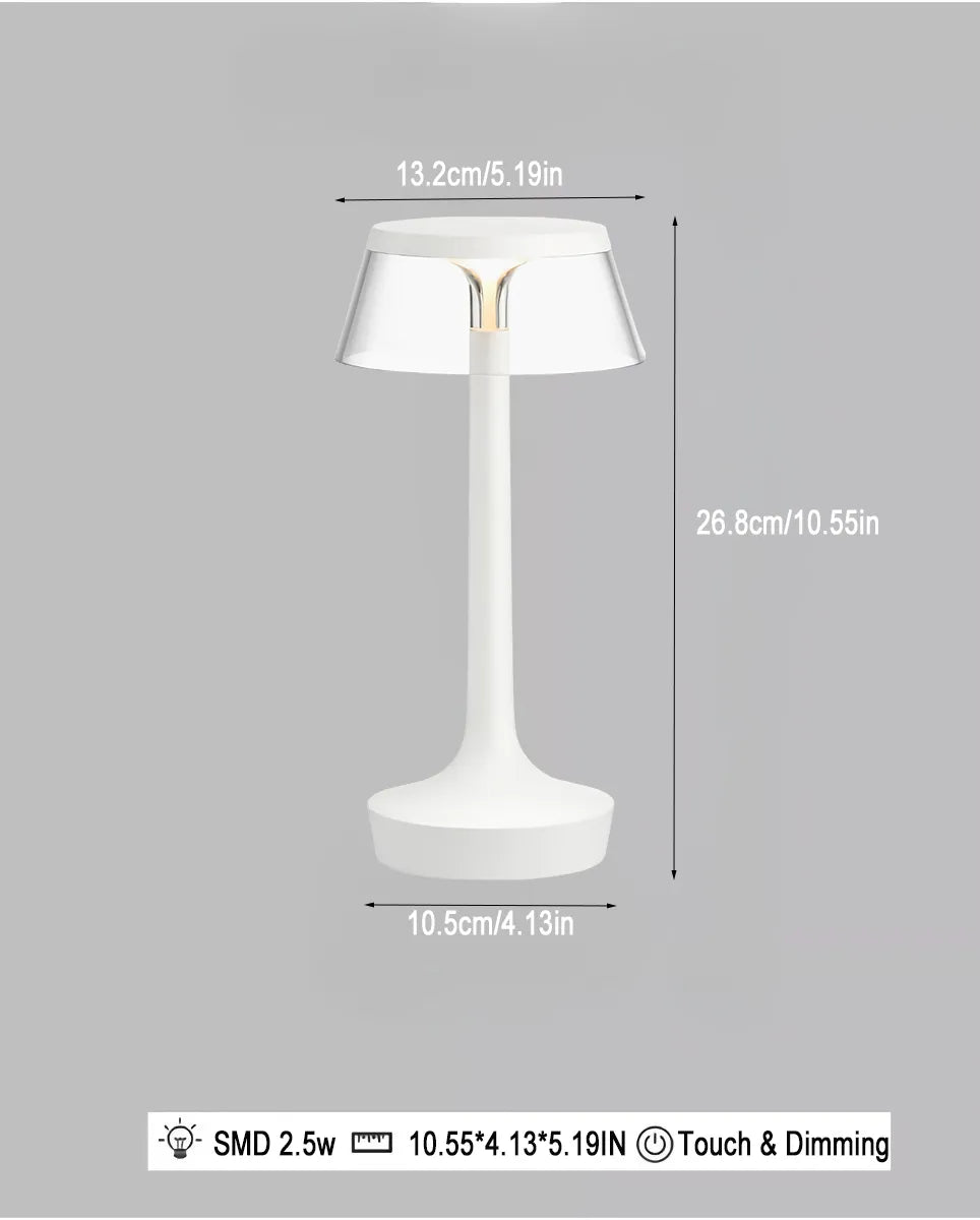 Sparkling Glass Table Lamp