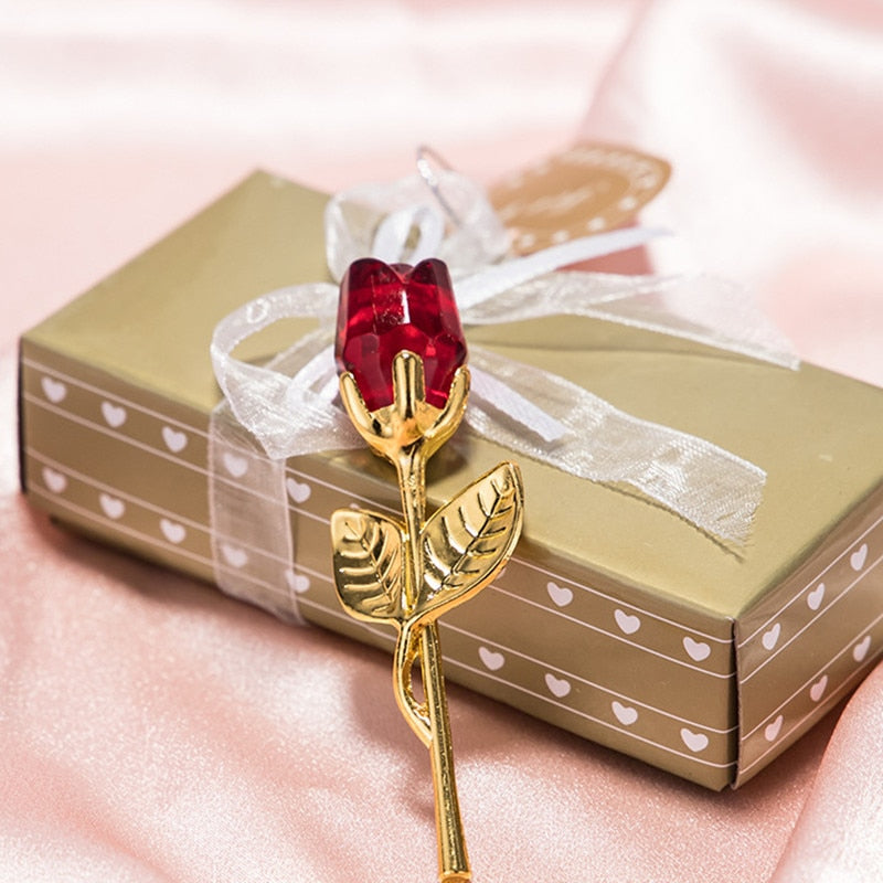Exquisite Crystal Rose Gift Set for Women