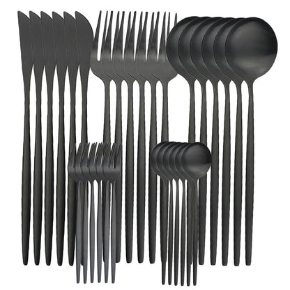 Premium Silverware Set for 6 People