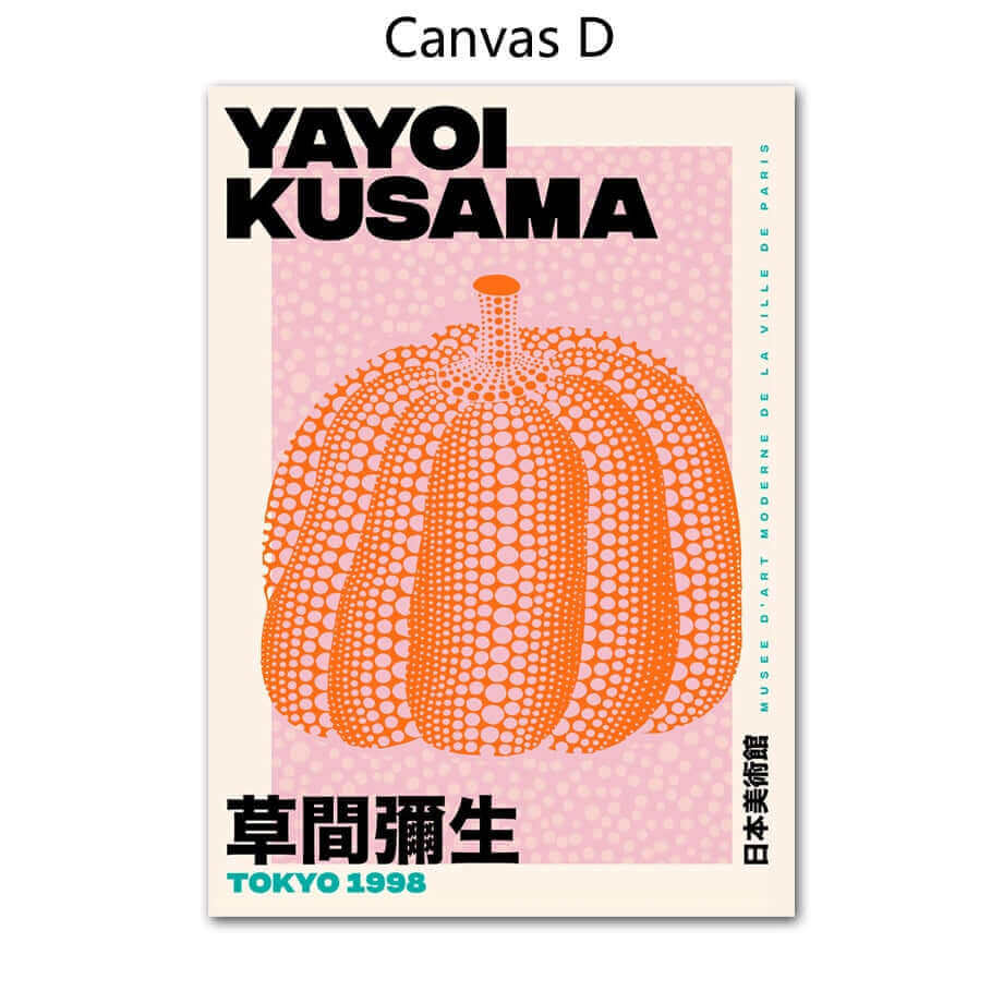 Vibrant Yayoi Kusama Art Print Poster
