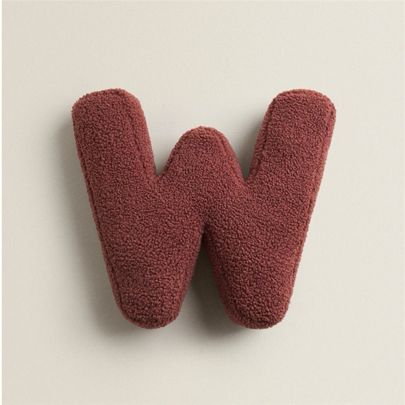 Cozy Alphabet Pillow for Kids and Bedrooms