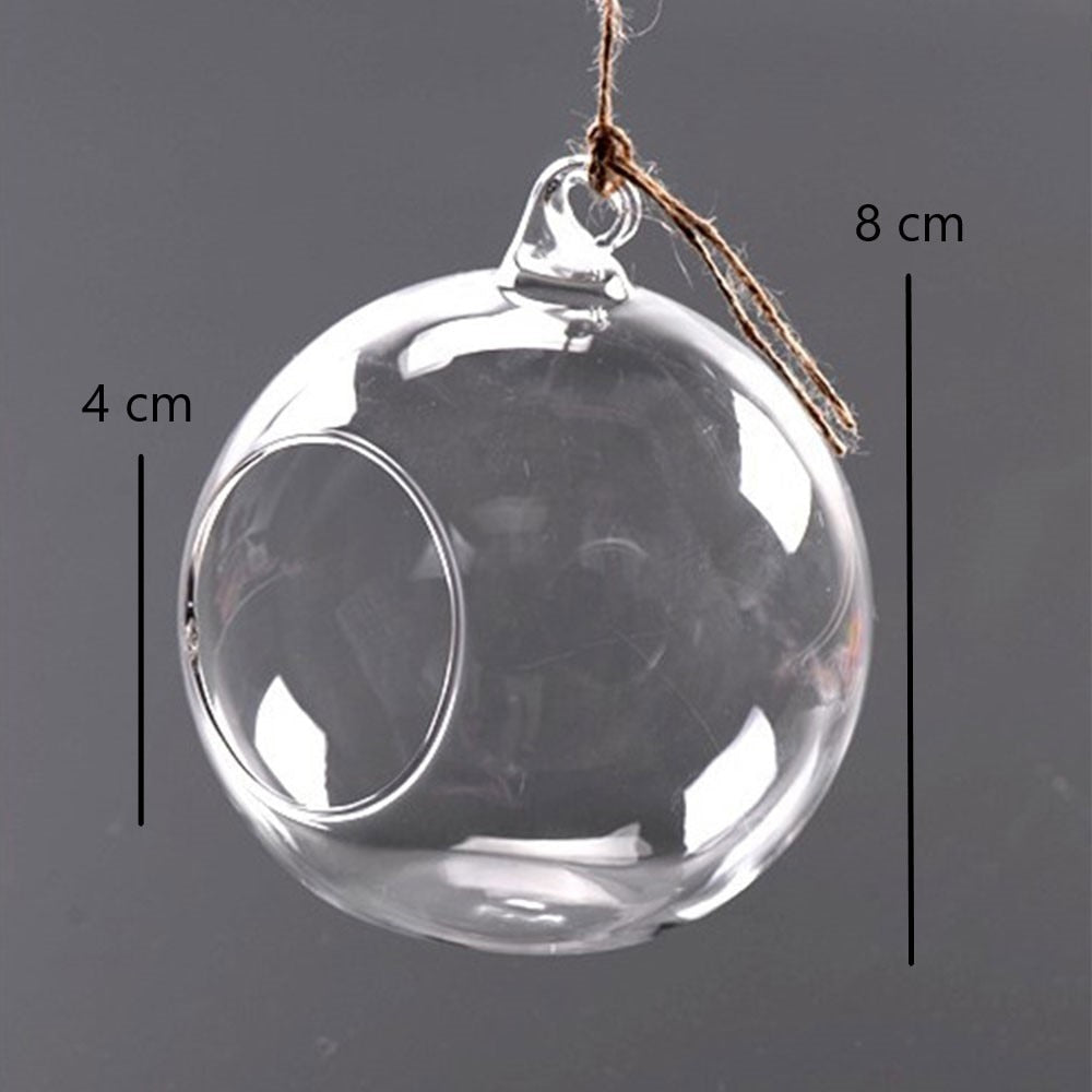 Glass Moonlight Candle Holder