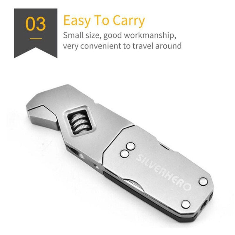 Premium Compact Folding Wrench Tool Kit